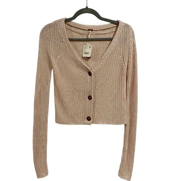 Free People Game On Cardigan Size XS NWT - Picture 1 of 7
